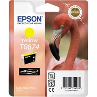 Epson Flamingo Cartuccia Giallo Inchiostro a base di pigmento, 11,4 ml, 1 pz, Vendita al dettaglio