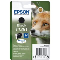 Epson Fox Cartuccia Nero, Inchiostro Inchiostro a base di pigmento, 5,9 ml, 185 pagine, 1 pz