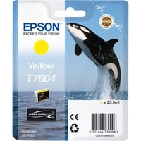 Epson Giallo T7604 Inchiostro a base di pigmento, 1 pz