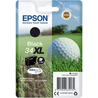 Epson Golf ball Singlepack Black 34XL DURABrite Ultra Ink, Inchiostro Resa elevata (XL), Inchiostro a base di pigmento, 16,3 ml, 1100 pagine, 1 pz