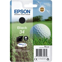 Epson Golf ball Singlepack Black 34 DURABrite Ultra Ink Resa standard, Inchiostro a base di pigmento, 6,1 ml, 350 pagine, 1 pz