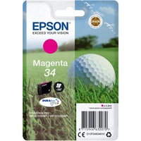 Epson Golf ball Singlepack Magenta 34 DURABrite Ultra Ink Resa standard, Inchiostro a base di pigmento, 4,2 ml, 300 pagine, 1 pz