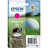 Epson Golf ball Singlepack Magenta 34 DURABrite Ultra Ink, Inchiostro Resa standard, Inchiostro a base di pigmento, 4,2 ml, 300 pagine, 1 pz