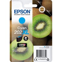 Epson Kiwi Singlepack Cyan 202XL Claria Premium Ink, Inchiostro Resa elevata (XL), 8,5 ml, 650 pagine, 1 pz