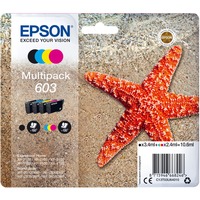 Epson Multipack 4-colours 603 Ink, Inchiostro Resa standard, 3,4 ml, 2,4 ml, 150 pagine, 1 pz, Confezione multipla