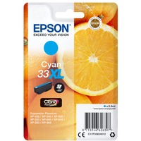Epson Oranges Cartuccia Ciano T33XL Claria Premium Resa elevata (XL), 8,9 ml, 650 pagine, 1 pz
