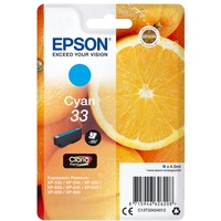 Epson Oranges Cartuccia Ciano T33 Claria Premium, Inchiostro Resa standard, 4,5 ml, 300 pagine, 1 pz