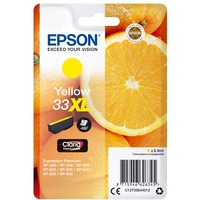 Epson Oranges Cartuccia Giallo T33XL Claria Premium, Inchiostro Resa elevata (XL), Inchiostro a base di pigmento, 8,9 ml, 650 pagine, 1 pz