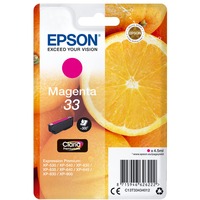 Epson Oranges Cartuccia Magenta T33 Claria Premium, Inchiostro Resa standard, Inchiostro a base di pigmento, 4,5 ml, 300 pagine, 1 pz