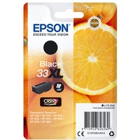 Epson Oranges Cartuccia Nero T33XL Claria Premium, Inchiostro Resa elevata (XL), Inchiostro a base di pigmento, 12,2 ml, 1 pz