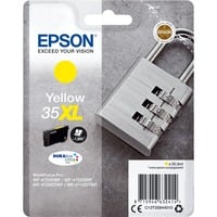 Epson Padlock Inchiostro giallo singolo DURABrite Ultra Lucchetto 35XL Resa elevata (XL), Giallo, Inchiostro a base di pigmento, 20,3 ml, 1 pz, 1900 pagine