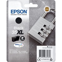 Epson Padlock Singlepack Black 35XL DURABrite Ultra Ink, Inchiostro Resa elevata (XL), Inchiostro a base di pigmento, 41,2 ml, 2600 pagine, 1 pz