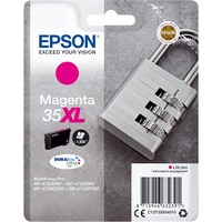 Epson Padlock Singlepack Magenta 35XL DURABrite Ultra Ink, Inchiostro Resa elevata (XL), Inchiostro a base di pigmento, 20,3 ml, 1900 pagine, 1 pz