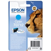 Epson Singlepack Cyan T0712 DURABrite Ultra Ink, Inchiostro Resa standard, Ciano, 5,5 ml, 1 pz