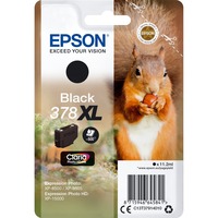 Epson Squirrel Singlepack Black 378XL Claria Photo HD Ink, Inchiostro Resa elevata (XL), Inchiostro a base di pigmento, 11,2 ml, 500 pagine, 1 pz