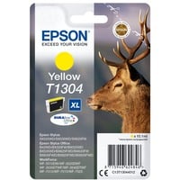 Epson Stag Inchiostro giallo singolo DURABrite Ultra Cervo T1304 Resa elevata (XL), Giallo, Inchiostro a base di pigmento, 10,1 ml, 1 pz, 1005 pagine