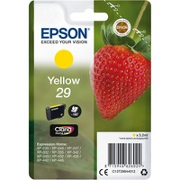 Epson Strawberry Cartuccia Fragole Giallo Inchiostri Claria Home 29 Resa standard, Inchiostro a base di pigmento, 3,2 ml, 180 pagine, 1 pz