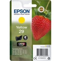 Epson Strawberry Cartuccia Fragole Giallo Inchiostri Claria Home 29, Inchiostro Resa standard, Inchiostro a base di pigmento, 3,2 ml, 180 pagine, 1 pz