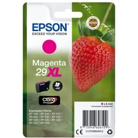 Epson Strawberry Cartuccia Fragole Magenta Inchiostri Claria Home 29XL Resa elevata (XL), Inchiostro a base di pigmento, 6,4 ml, 450 pagine, 1 pz