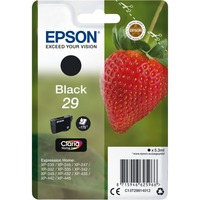 Epson Strawberry Cartuccia Fragole Nero Inchiostri Claria Home 29, Inchiostro Resa standard, Inchiostro a base di pigmento, 5,3 ml, 175 pagine, 1 pz
