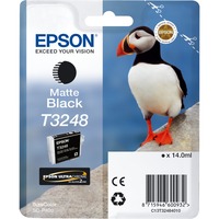 Epson T3248 Matte Black Inchiostro a base di pigmento, 14 ml, 650 pagine, 1 pz