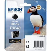 Epson T3248 Matte Black, Inchiostro Inchiostro a base di pigmento, 14 ml, 650 pagine, 1 pz