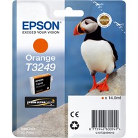 Epson T3249 Orange, Inchiostro Inchiostro a base di pigmento, 14 ml, 980 pagine, 1 pz