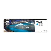 HP Cartuccia ciano ad alta capacità originale 973X PageWide, Inchiostro Resa elevata (XL), Inchiostro a base di pigmento, 86 ml, 7000 pagine, 1 pz