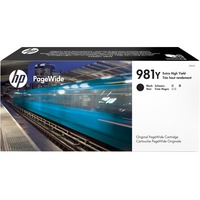 HP Cartuccia nero originale ad altissima capacità PageWide 981Y, Inchiostro Resa extra elevata (super), Inchiostro a base di pigmento, 343,5 ml, 20000 pagine, 1 pz