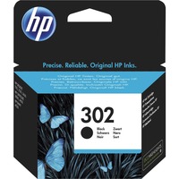HP Cartuccia originale inchiostro nero 302 Nero, Resa standard, Inchiostro a base di pigmento, 3,5 ml, 170 pagine, 1 pz, Confezione singola