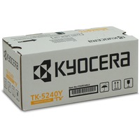 Kyocera TK-5240Y cartuccia toner 1 pz Originale Giallo 3000 pagine, Giallo, 1 pz