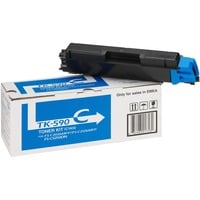 Kyocera TK-590C cartuccia toner 1 pz Originale Ciano 5000 pagine, Ciano, 1 pz