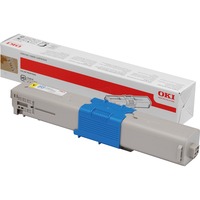 OKI 44469704 cartuccia toner 1 pz Originale Giallo 2000 pagine, Giallo, 1 pz