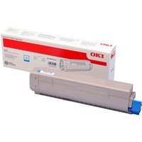 OKI 46471115 cartuccia toner 1 pz Originale Ciano 5000 pagine, Ciano, 1 pz