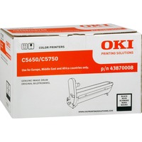 OKI Black image drum for C5650/5750 Originale, Tamburo Originale, OKI C5650, C5750, 20000 pagine, Stampa laser, Nero, Nero, Argento