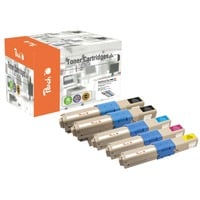 Peach 0F111911 cartuccia toner 5 pz Nero, Ciano, Magenta, Giallo 2200 pagine, 1500 pagine, Nero, Ciano, Magenta, Giallo, 5 pz
