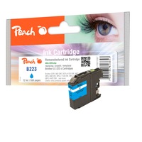 Peach 319367 cartuccia d'inchiostro 1 pz Compatibile Resa standard Ciano Resa standard, 7,6 ml, 760 pagine, 1 pz, Confezione singola