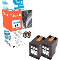 Peach PI300-805 cartuccia d'inchiostro 2 pz Compatibile Resa elevata (XL) Nero Resa elevata (XL), 11 ml, 530 pagine, 2 pz, Confezione multipla