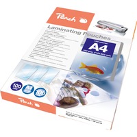 Peach PP500-02 pellicola per plastificatrice 100 pz, Film A4, 100 pz