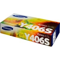 SAMSUNG Cartuccia toner giallo originale HP CLT-Y406S Samsung Cartuccia toner giallo originale CLT-Y406S, 1000 pagine, Giallo, 1 pz, Vendita al dettaglio