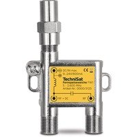 TechniSat Power Inserter FW1 Splitter per cavo Argento argento, Splitter per cavo, 75 Ω, 5 - 2600 MHz, Argento, Femmina, 33 mm