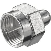 goobay WE 1177 cavo di collegamento BNC-F Acciaio inossidabile, Resistenza di terminazione BNC-F, Acciaio inossidabile, 1 pz