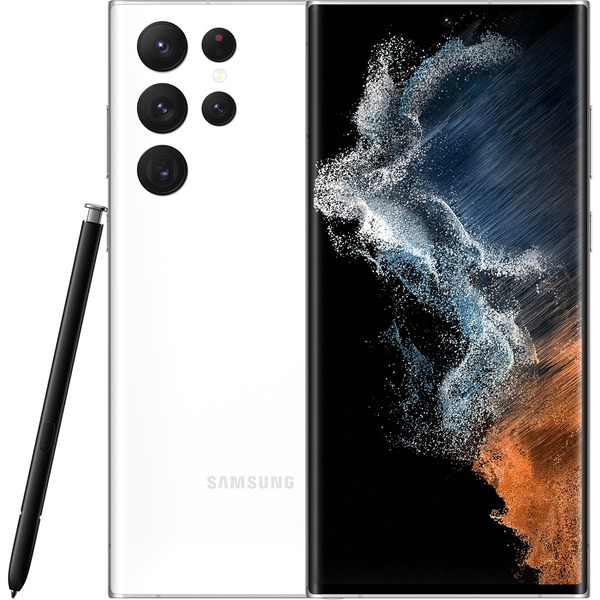 Samsung Galaxy S22 Ultra SM-S908B 17,3 cm (6.8) Doppia SIM Android 12 5G  USB tipo-C 12 GB 256 GB 5000 mAh Bianco bianco, 17,3 cm (6.8), 12 GB, 256  GB, 108 MP, Android 12, Bianco