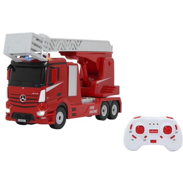 MERCEDES-BENZ Antos Batteria Ricaricabile, camion dei vigili del fuoco con la più recente tecnologia 2.4 GHz Original RC