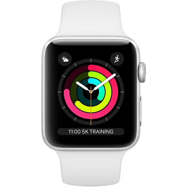 Apple Watch Series 3 42 mm OLED Argento GPS (satellitare), Smartwatch  argento, OLED, Touch screen, 8