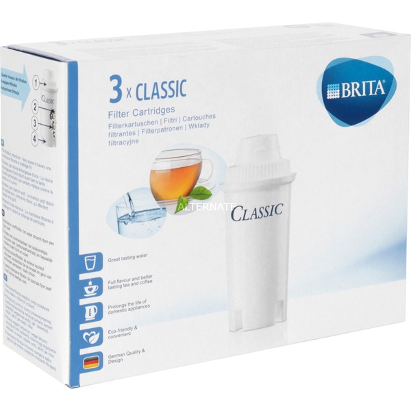 Cartuccia Brita Classic Acqua Balsamo confezione ORIGINALE ACQUA Neutralizzatore 3 