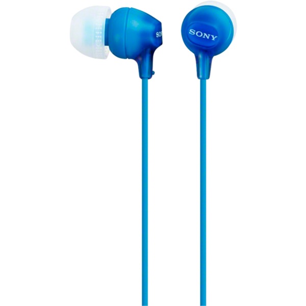 Sony MDR-EX15LP Cuffie e auricolari blu, Cablato, 8 - 22000 Hz, MUSICA, 3  g, Cuffie, Blu