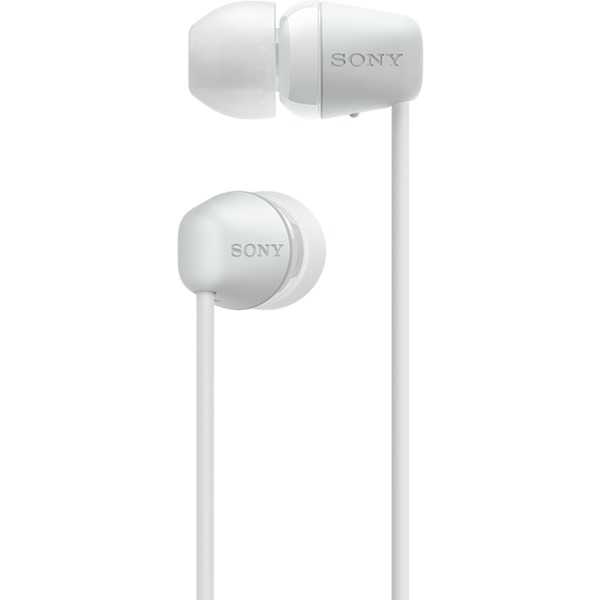 Sony WI-C200 Auricolare Wireless In-ear, Passanuca Musica e Chiamate  Bluetooth Bianco, Headset bianco, Wireless,