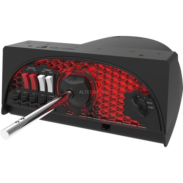 Aeronautical Alpha Flight Controls, Joystick volante Nero/Rosso