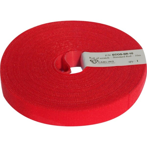 50x Fascette in velcro 15cm colorato assortito 150x12mm (ogni 10 pezzi rosso, gi